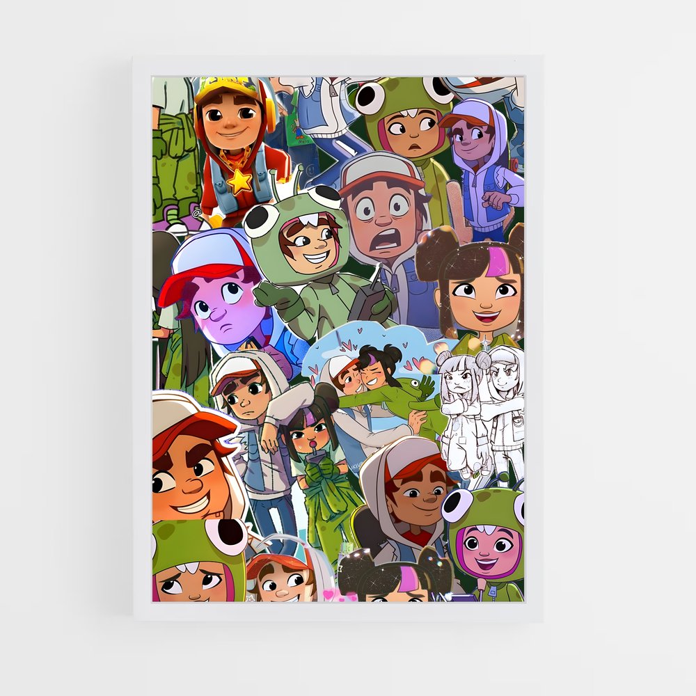ap-subway surfers-3 cadre Blanc