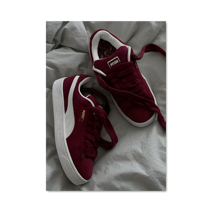 Poster Burgundy Kicks