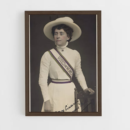 ap-suffragettes-2 cadre Bois foncé