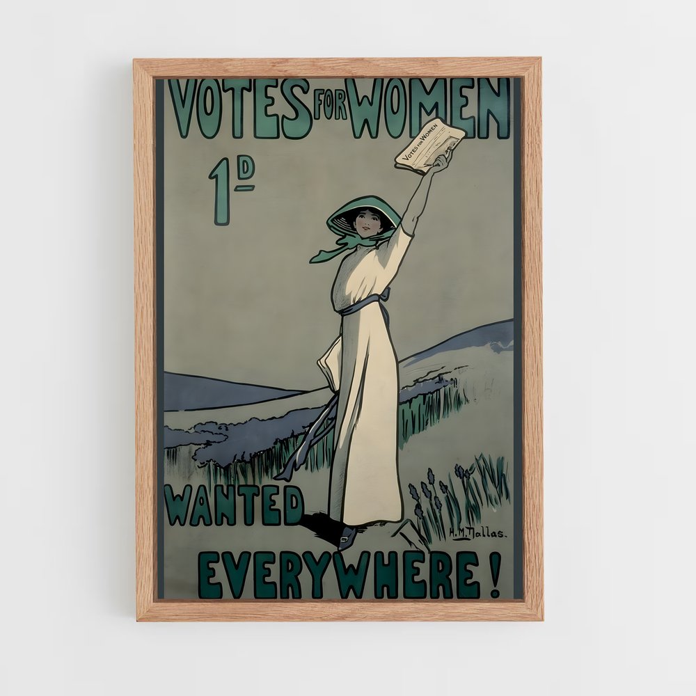 ap-suffragettes-3 cadre Bois clair