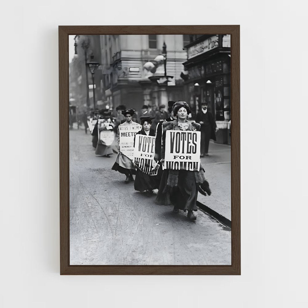 ap-suffragettes-6 cadre Bois foncé