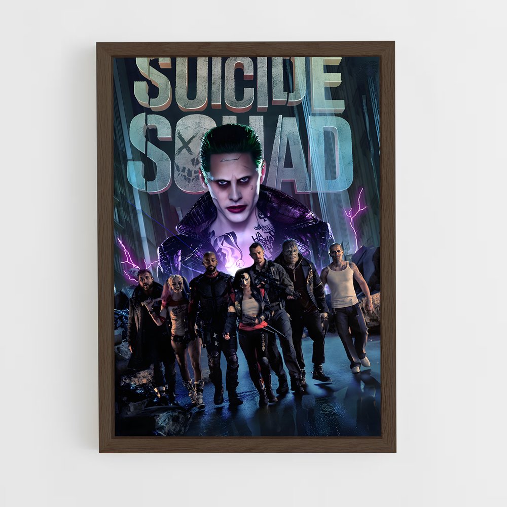 ap-suicide squad-2 cadre Bois foncé