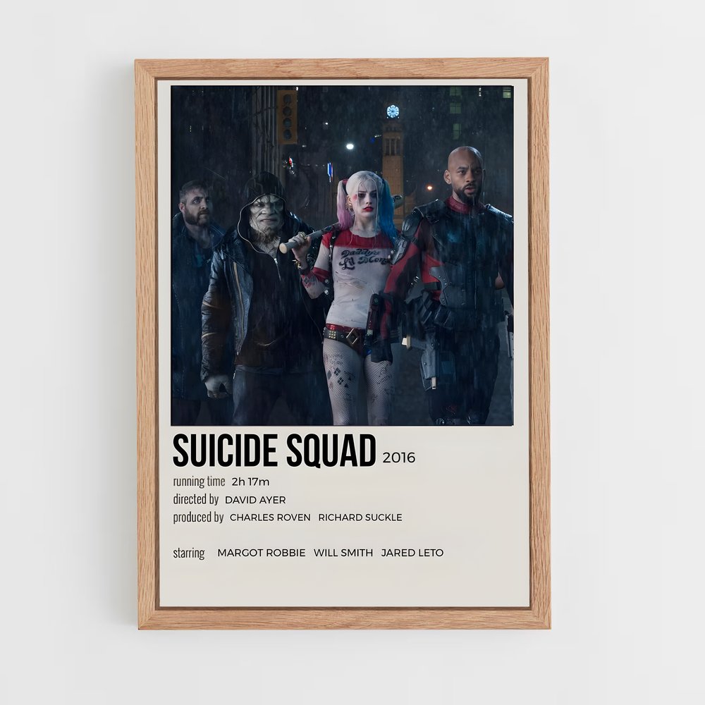 ap-suicide squad-4 cadre Bois clair