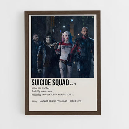 ap-suicide squad-4 cadre Bois foncé
