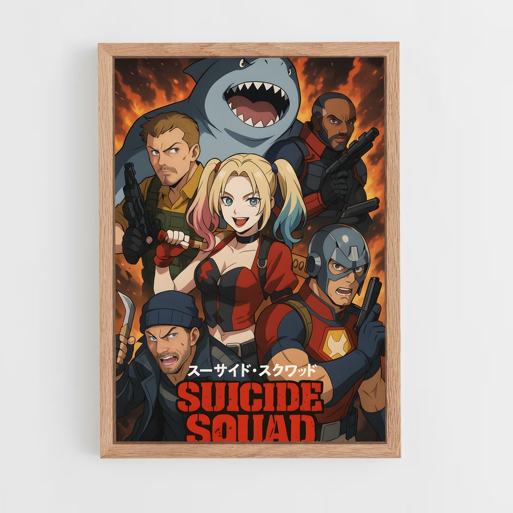 ap-suicide squad-9 cadre Bois clair