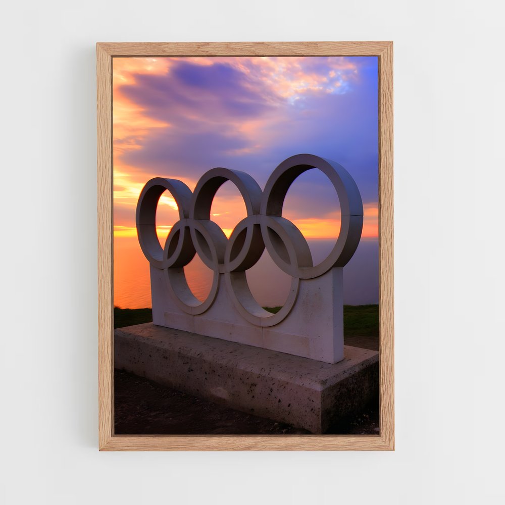 ap-summer olympics-1 cadre Bois clair