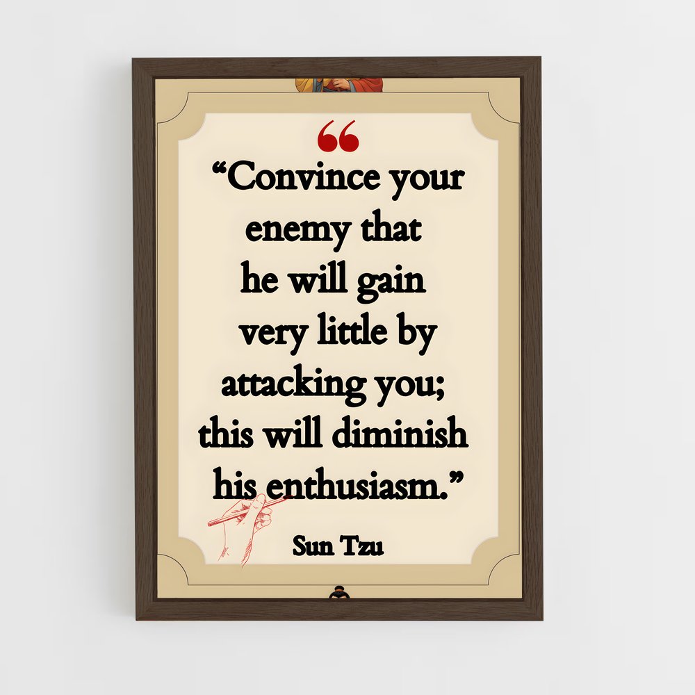 ap-sun tzu-1 cadre Bois foncé