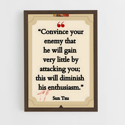 ap-sun tzu-1 cadre Bois foncé