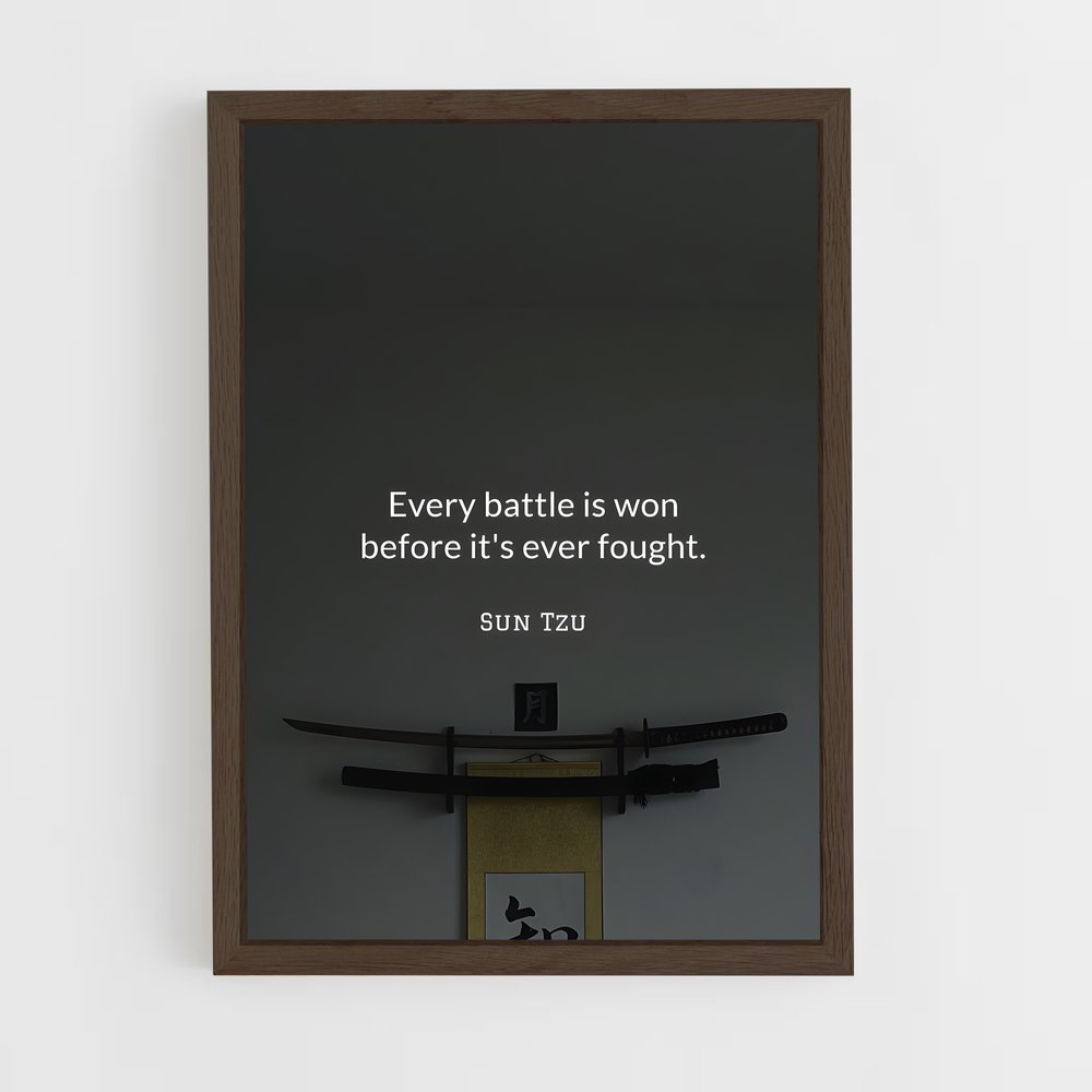 ap-sun tzu-4 cadre Bois foncé