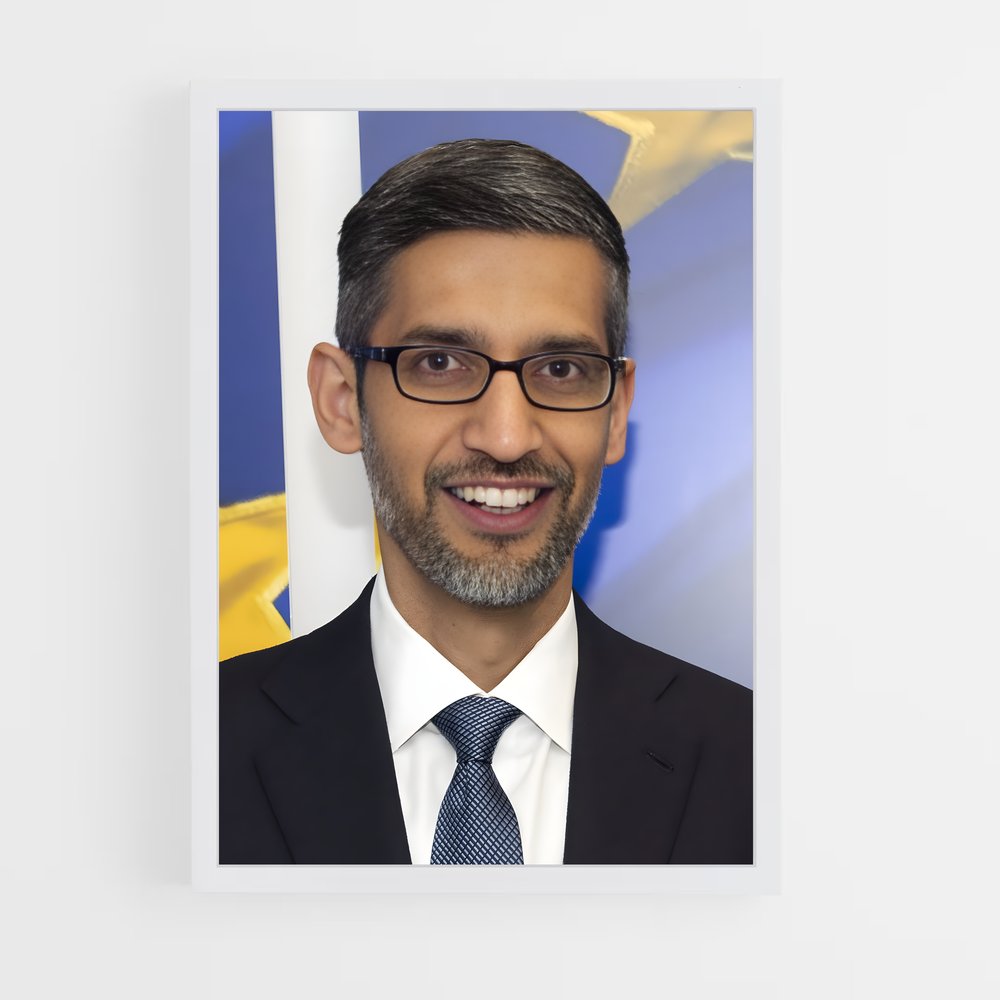 ap-sundar pichai-1 cadre Blanc