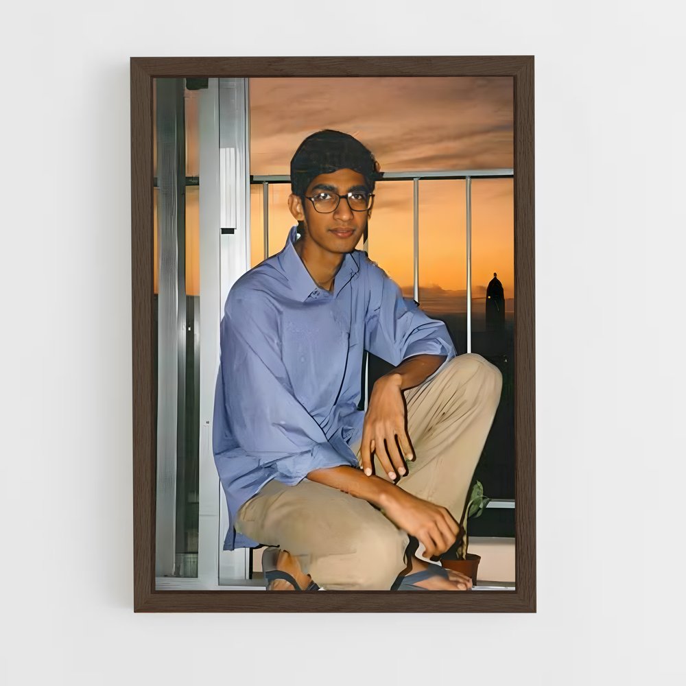 ap-sundar pichai-2 cadre Bois foncé