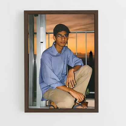 ap-sundar pichai-2 cadre Bois foncé