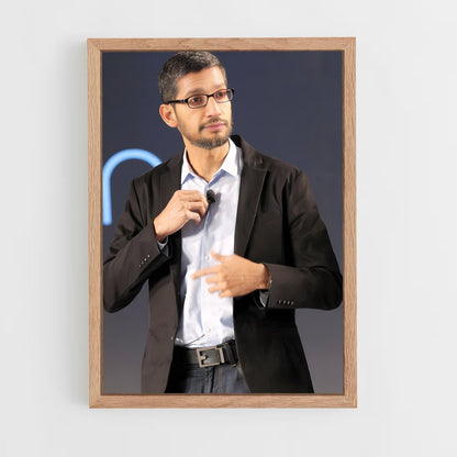 ap-sundar pichai-3 cadre Bois clair
