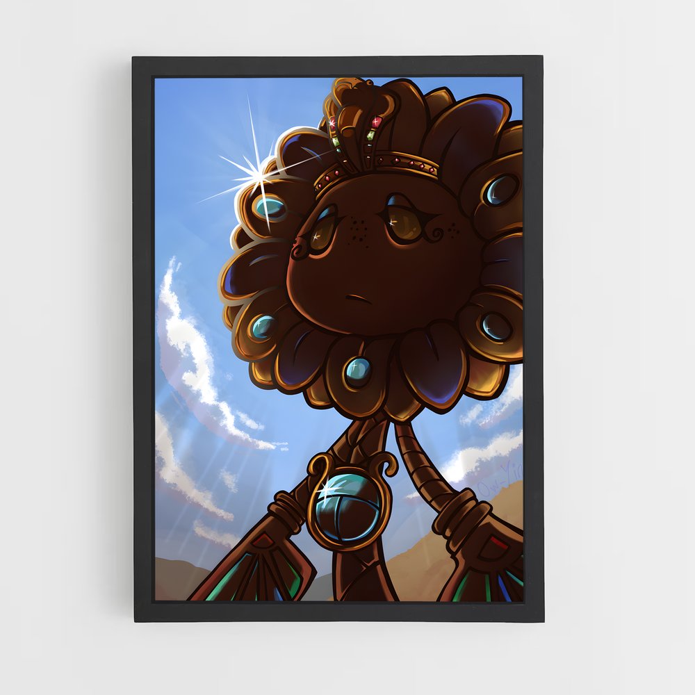 ap-sunflower-3 cadre Noir
