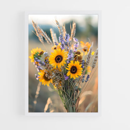 ap-sunflower-7 cadre Blanc