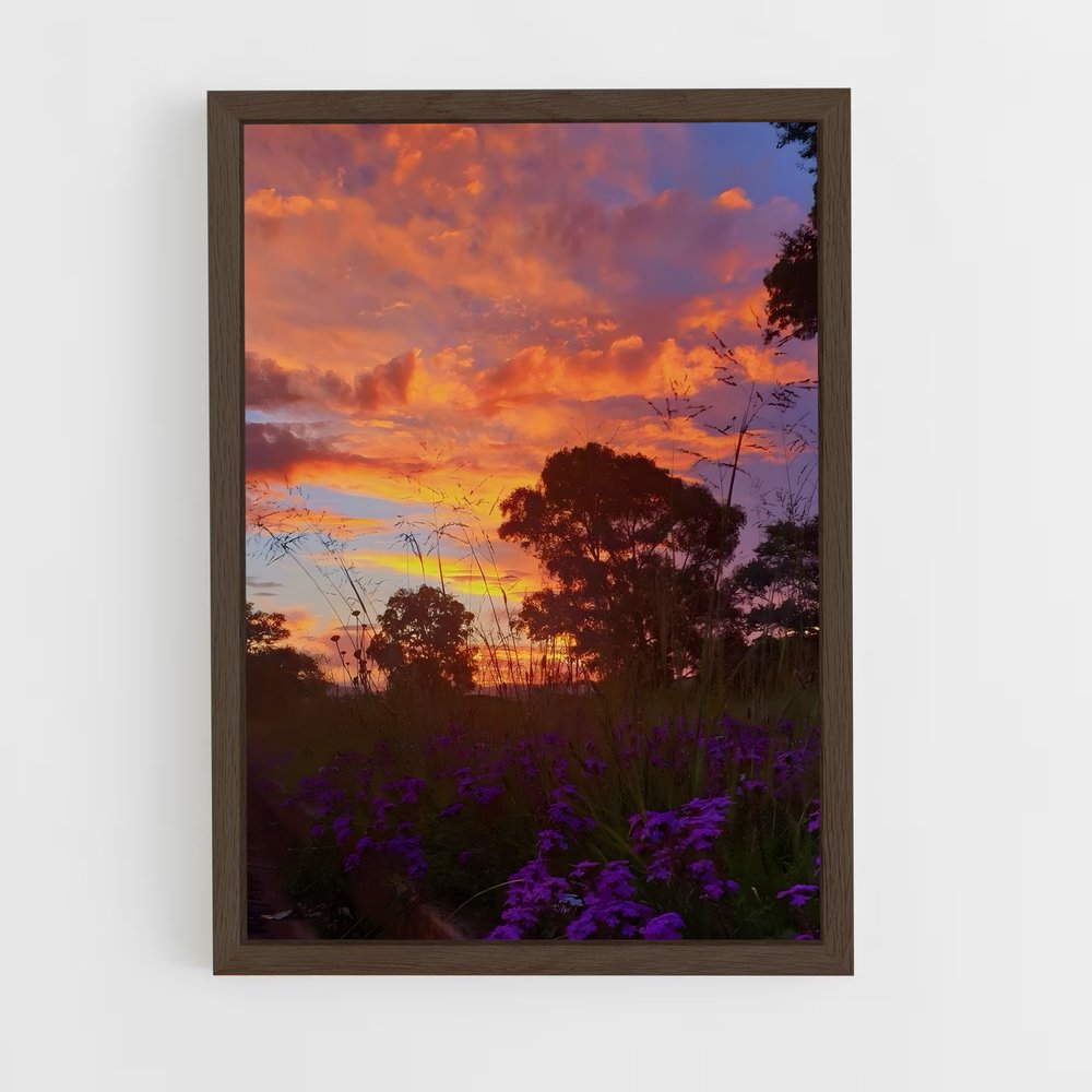 ap-sunset-2 cadre Bois foncé