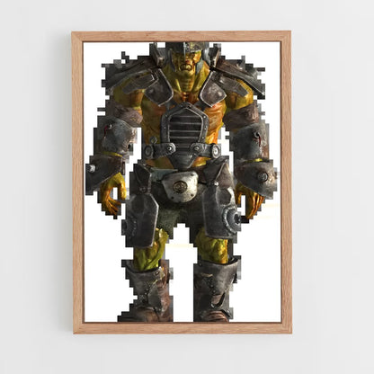 ap-super mutant-1 cadre Bois clair