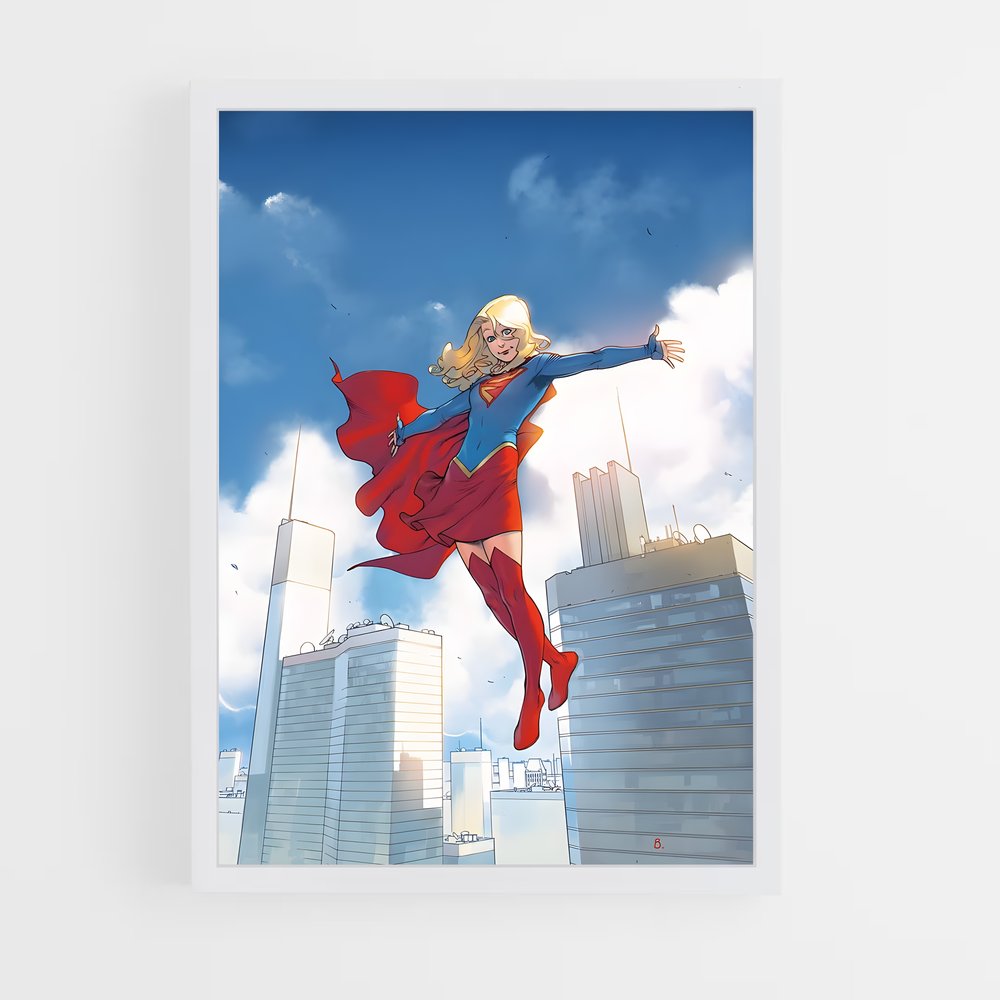 ap-supergirl-1 cadre Blanc