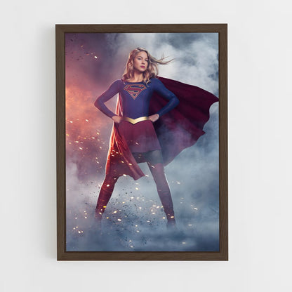 ap-supergirl-2 cadre Bois foncé