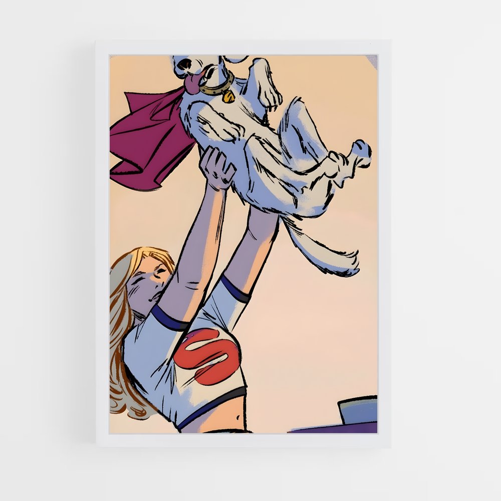 ap-supergirl-4 cadre Blanc