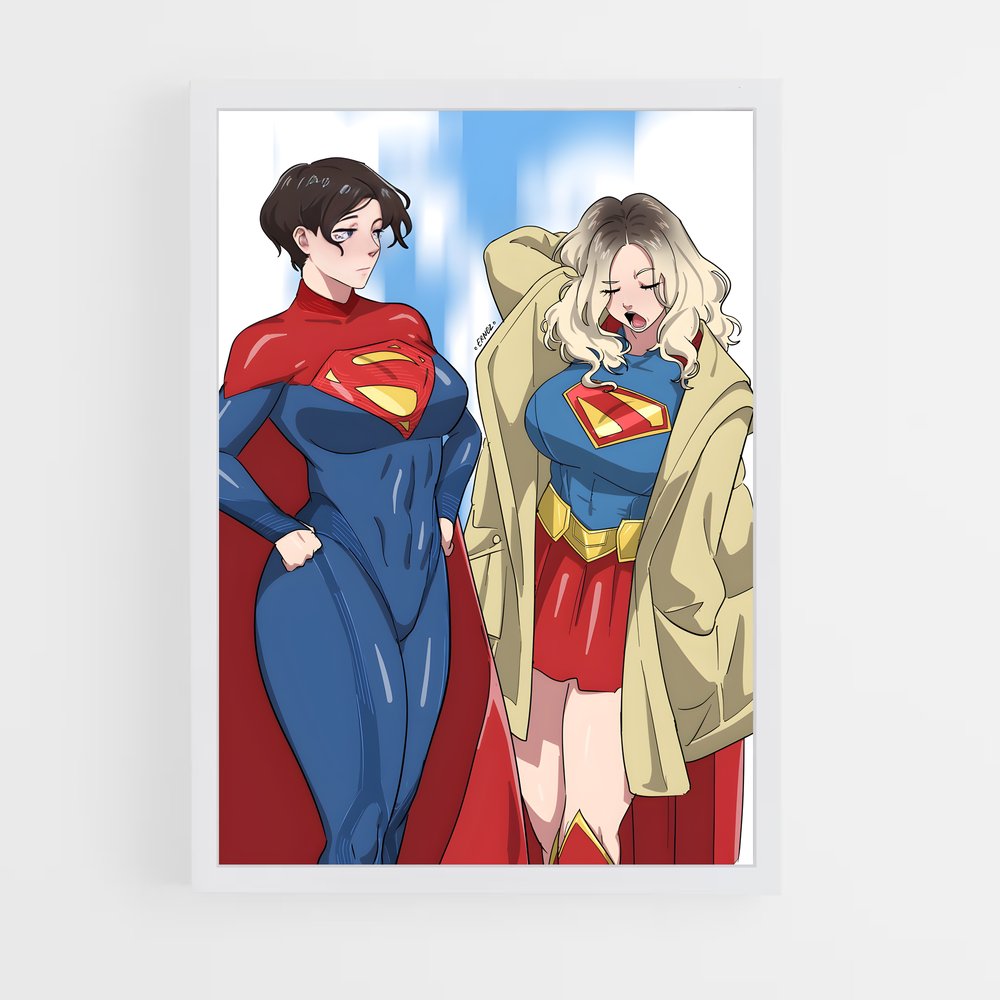 ap-supergirl-5 cadre Blanc