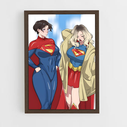 ap-supergirl-5 cadre Bois foncé