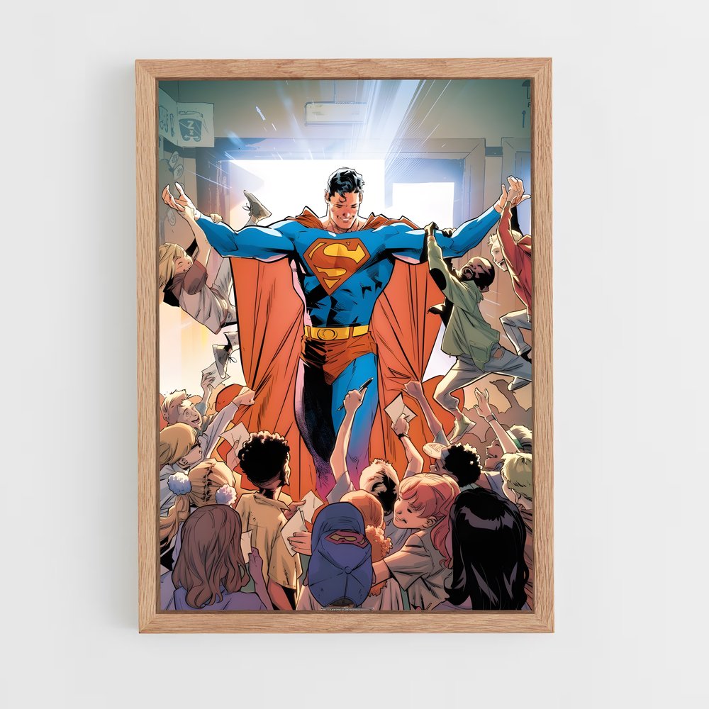 ap-superman-1 cadre Bois clair