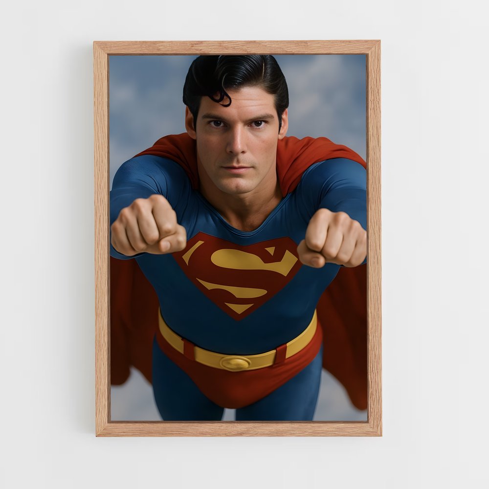 ap-superman-2 cadre Bois clair