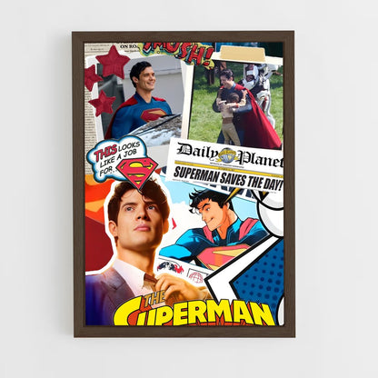ap-superman-4 cadre Bois foncé