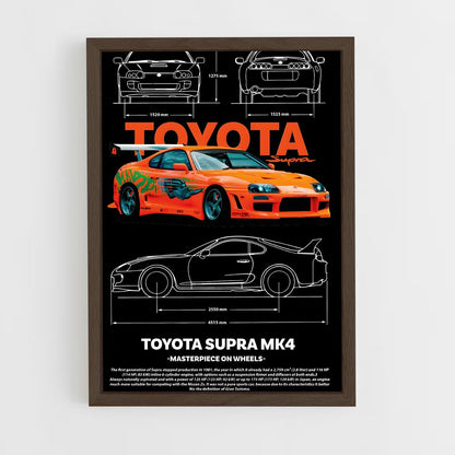 ap-supra mk4-7 cadre Bois foncé