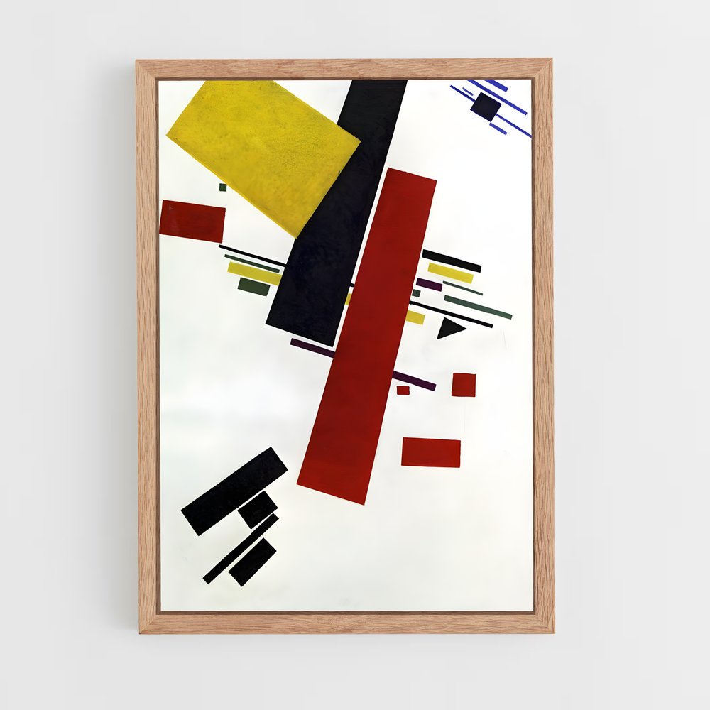ap-suprematism-5 cadre Bois clair