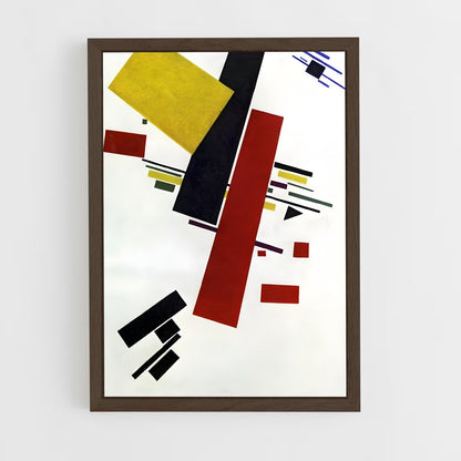 ap-suprematism-5 cadre Bois foncé