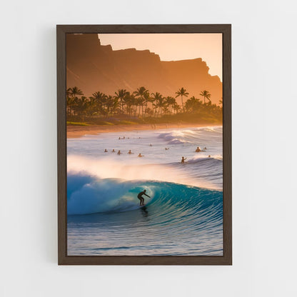 ap-surfing-1 cadre Bois foncé