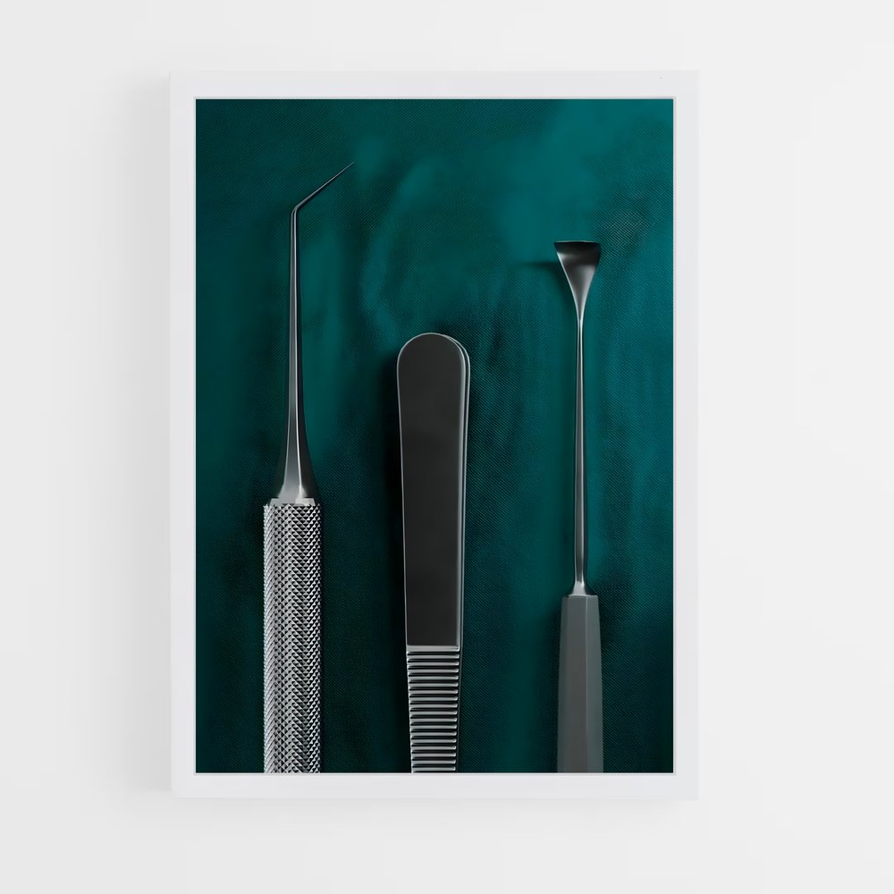 ap-surgical instruments-3 cadre Blanc