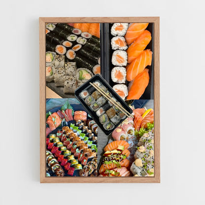 ap-sushi-2 cadre Bois clair
