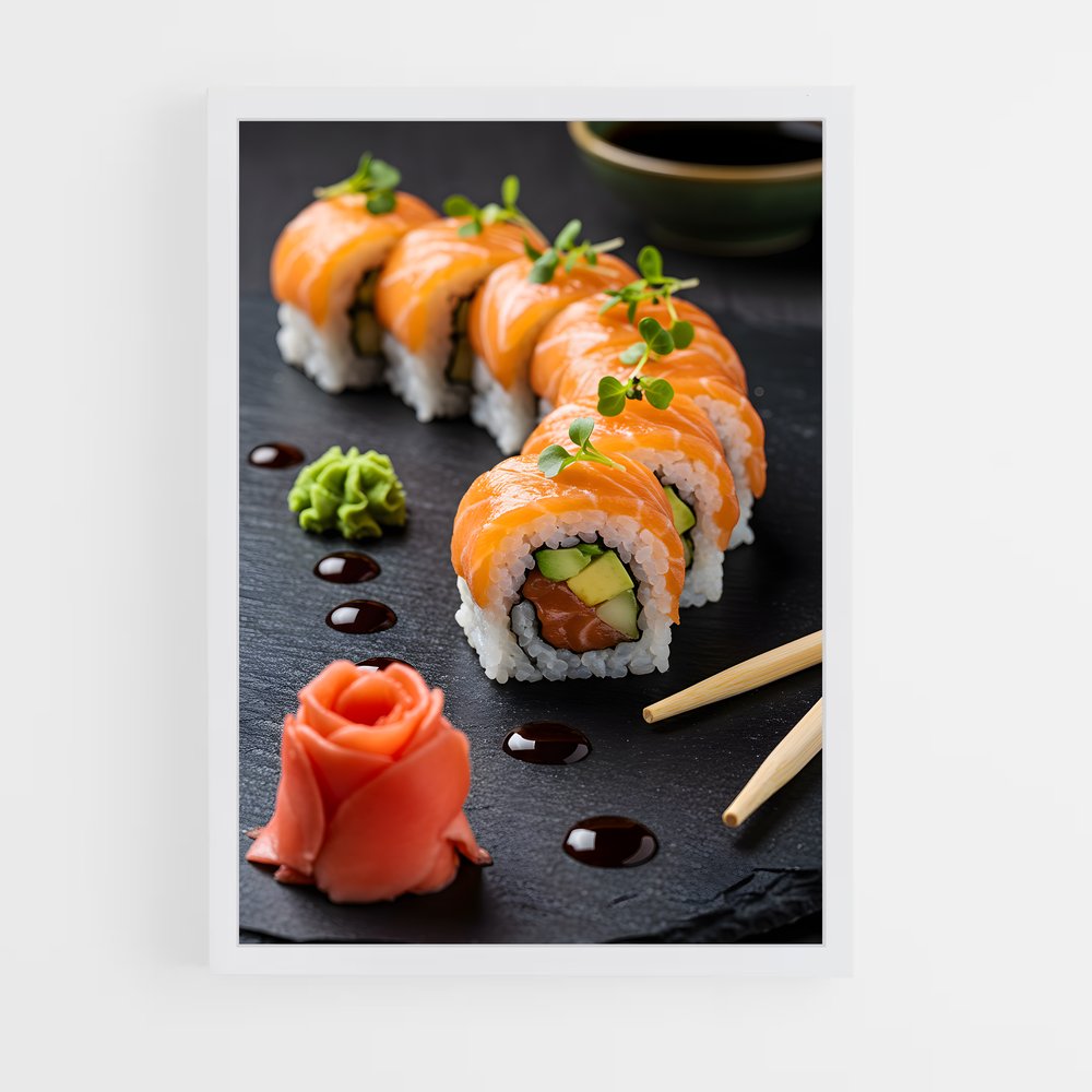 ap-sushi-5 cadre Blanc