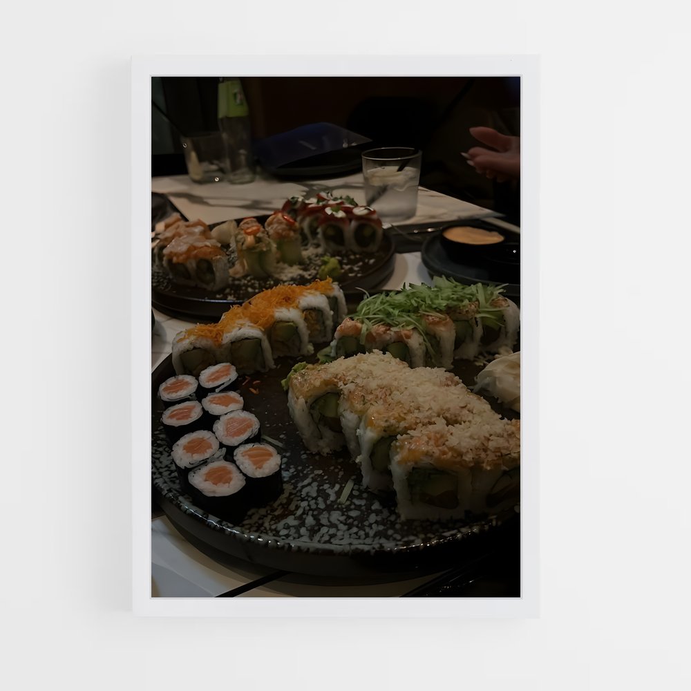 ap-sushi-8 cadre Blanc