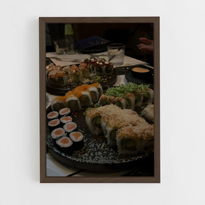 ap-sushi-8 cadre Bois foncé