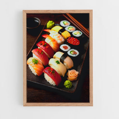 ap-sushi-9 cadre Bois clair