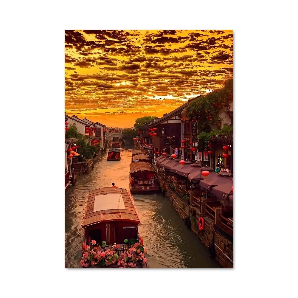 Poster Rivières de Suzhou