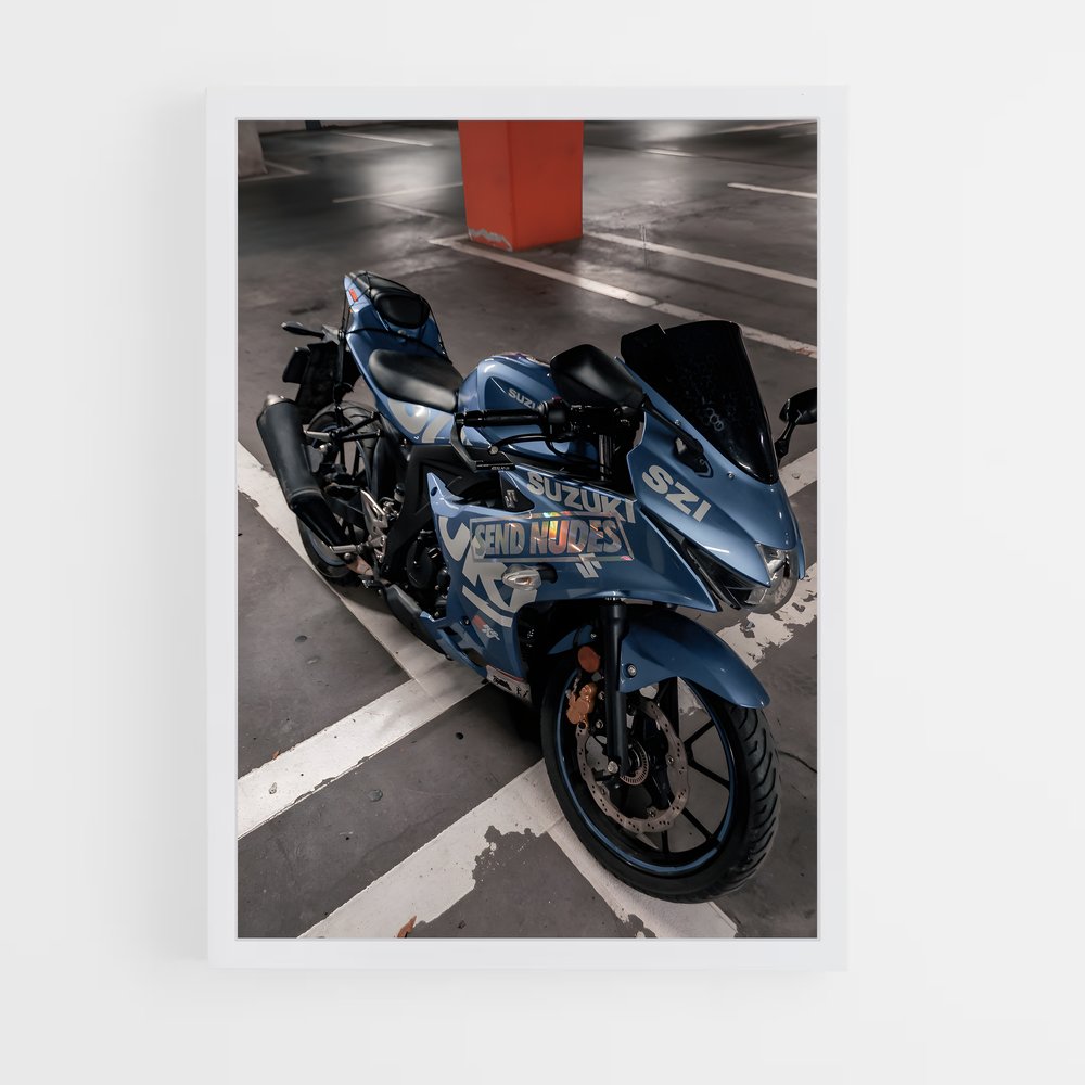ap-suzuki moto-1 cadre Blanc