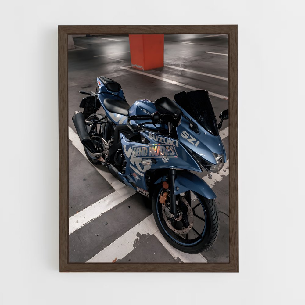 ap-suzuki moto-1 cadre Bois foncé