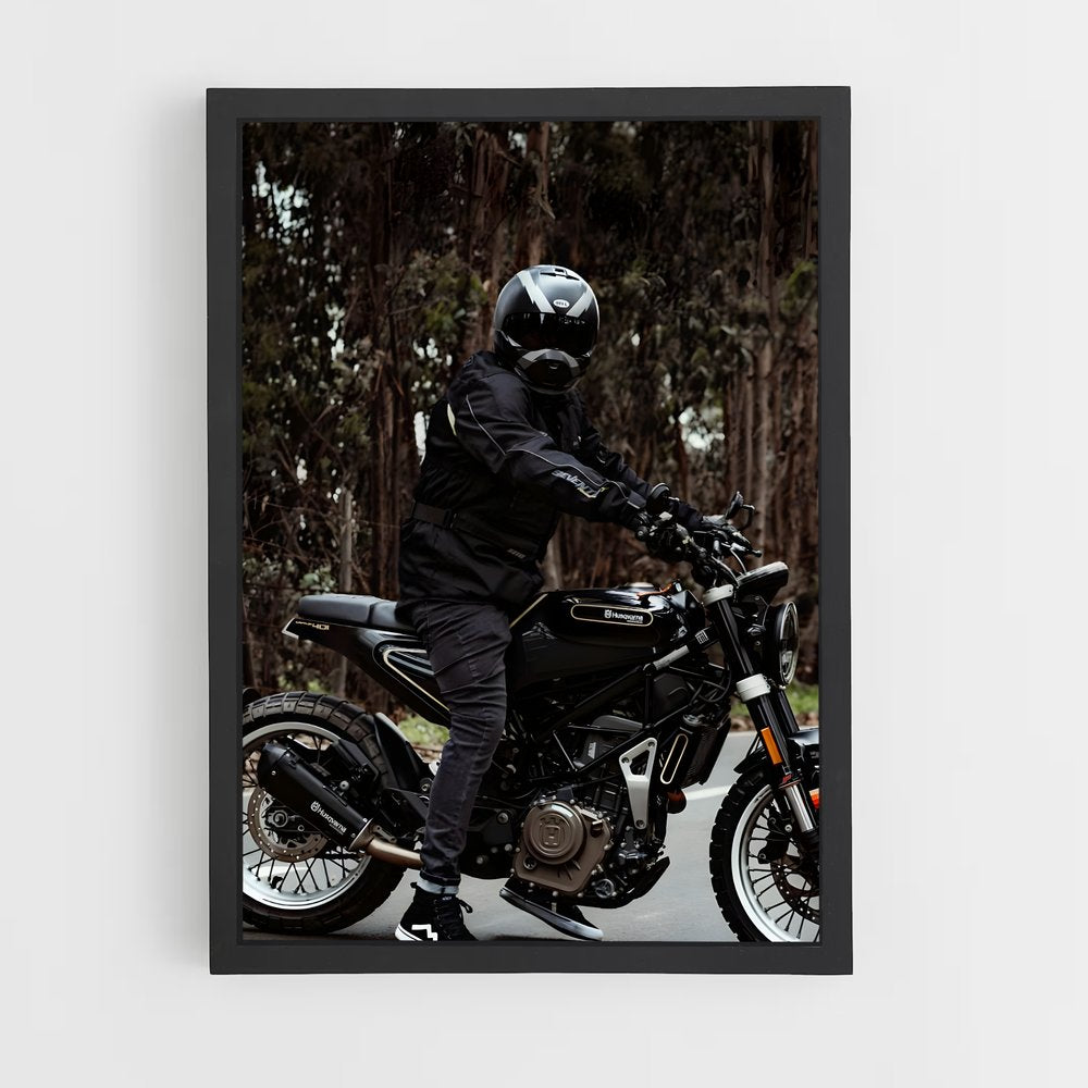ap-svartpilen 401-4 cadre Noir
