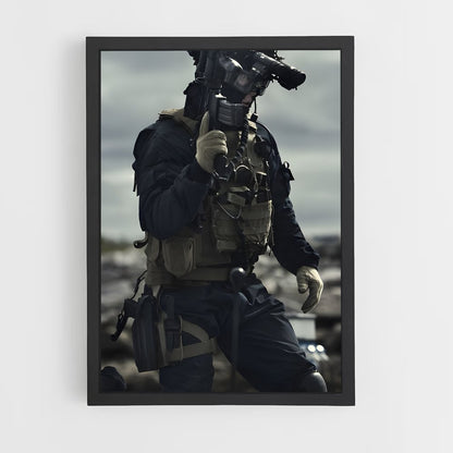 ap-swat team-7 cadre Noir