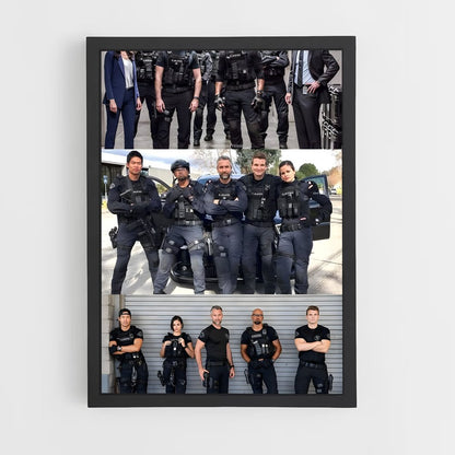 ap-swat team-9 cadre Noir