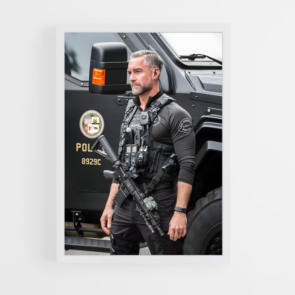 ap-swat truck-1 cadre Blanc