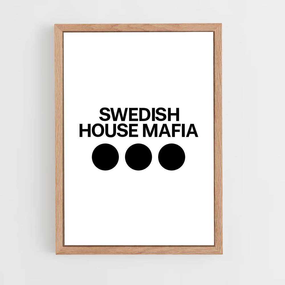 ap-swedish house mafia-6 cadre Bois clair