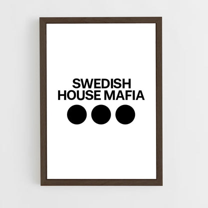 ap-swedish house mafia-6 cadre Bois foncé