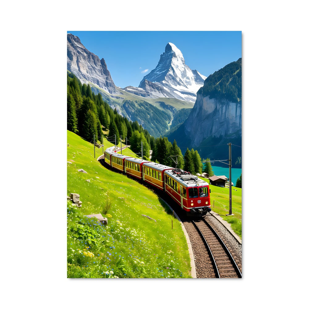 Poster Train des Alpes