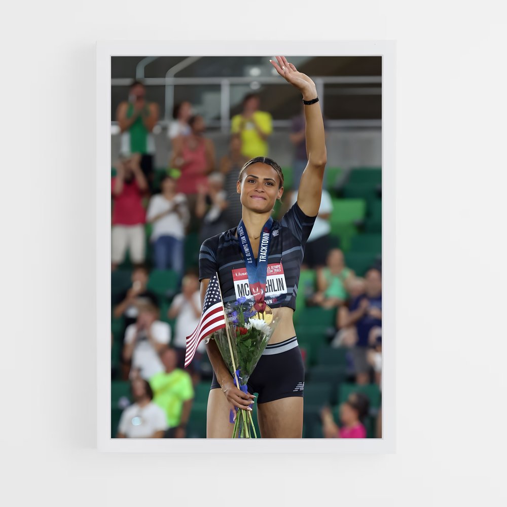 ap-sydney mclaughlin-levrone-1 cadre Blanc